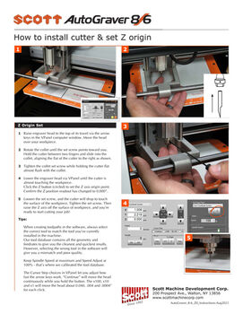 Tools for Great Performance engraving cutter adjustment cutter installation guidelines