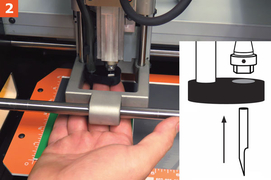  cutter alignment for engraving rotating collet